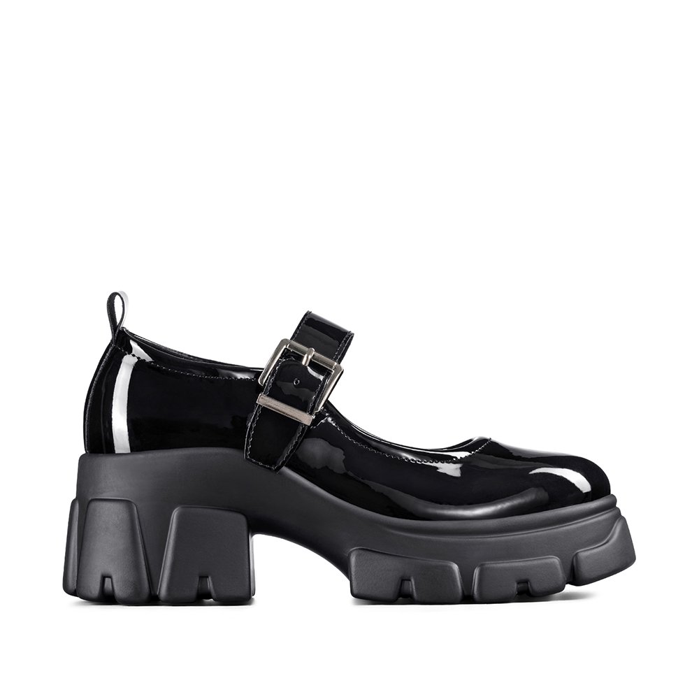 Zapato Mary Jane Tipo Escolar Plataforma Mujer Weide Yl055