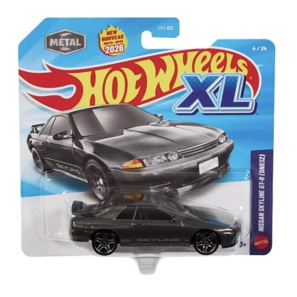 Vehículo de juguete fundido a presión Hot Wheels XL Nissan Skyline GT-R 1:43