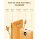 thumbnail image 3 of Cargador portátil VRURC de 10000 mAh con cables y enchufe integrados, 3 of 8