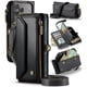 thumbnail image 1 of CaseMe Funda de Cuero para iPhone 17 Pro Max de 6.9 Pulgadas con Billetera [Bloqueo RFID] con Ranura para Billetes con Zíper y 10 Tarjeteros, Correa de Hombro Magnética de Cuero PU Suave para Mujer, 1 of 12