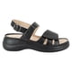 thumbnail image 1 of Sandalia Confort Ajustable Demir Negro Passer, 1 of 7