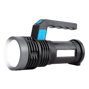 Genérico - Linterna Tactica Led Multifunción Recargable Blanco