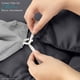 thumbnail image 5 of Edredón con relleno de edredón Utopia, cama king size, gris, 5 of 7