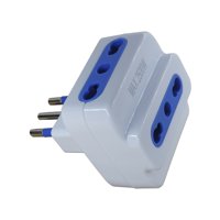 Adaptador Enchufe 3 Tomas Bipaso Macrotel - Sello Sec