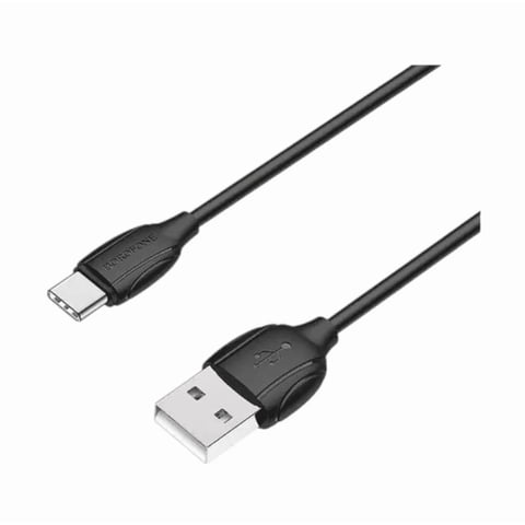 Borofone - Cable De Carga Bx19 Para Usb-C 2A - Negro