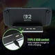 thumbnail image 5 of Reemplazo del ventilador y soporte con luz LED de colores para Nintendo Switch 2, ventilador silencioso con 3 puertos USB, 5 of 7