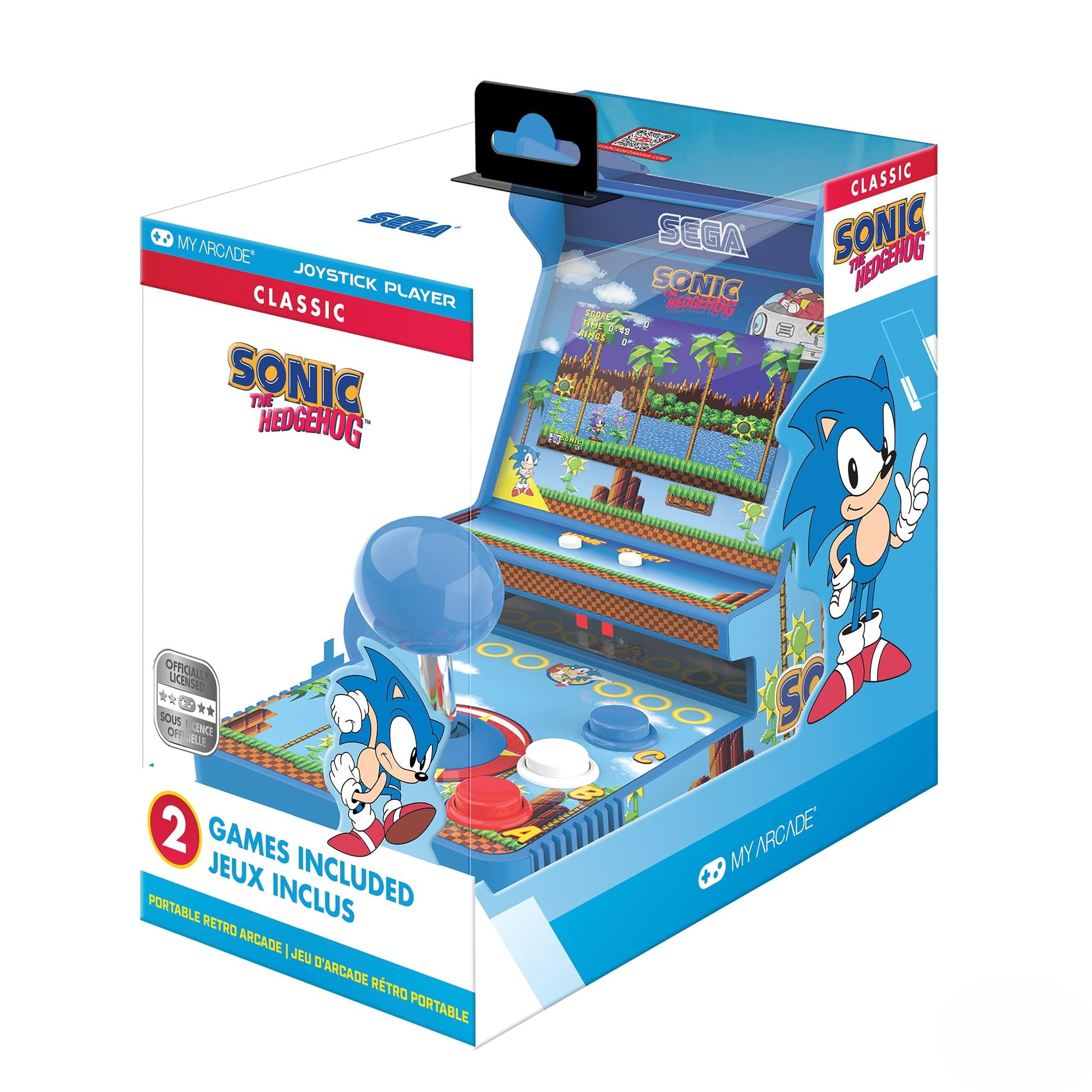 Consola De Juegos Portátil My Arcade Sonic Joystick Player