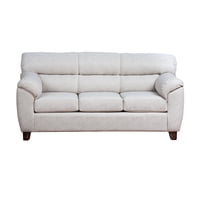 Muebles América - Sofá Ivannia 3 Cuerpos Lino Sidelli Beige