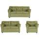 thumbnail image 2 of Living Mateo 321 - Tela Felpa Verde Musgo, 2 of 10