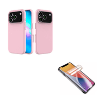 Joigo - Carcasa Lamina Clear Para Iphone 17 Pro Max Rosado