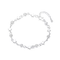 Prusia - Pulsera Estrellas Y Abalorios Circulares P.925