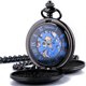 thumbnail image 3 of Reloj de bolsillo SIBOSUN Mechanical Bronze Skeleton para hombre, 3 of 9