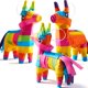 thumbnail image 1 of Minipiñatas con forma de burro JOYIN, 3 unidades, color arcoíris del Cinco de Mayo, 1 of 8