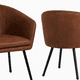 thumbnail image 4 of Sitial Café – Eco-Cuero Vintage, Diseño Moderno y Patas Metálicas Negras, 4 of 6