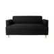 thumbnail image 1 of Sofa Irlanda Dos Cuerpos Lino Negro, 1 of 3