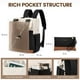 thumbnail image 3 of Monedero tipo mochila LOVEVOOK Convertible Mini negro y crema, juego de 2 piezas, 3 of 3