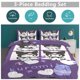 thumbnail image 5 of Kuromi Print Bedding Set Pattern Duvet Cove Set 3 Pieces 1 Quilt Cover And 2 Pillowcases for Women Men Teens, 5 of 5