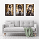thumbnail image 2 of Cuadros Decorativos Retrato Pack X 3 Uds 35x50 Cm C/u, 2 of 2