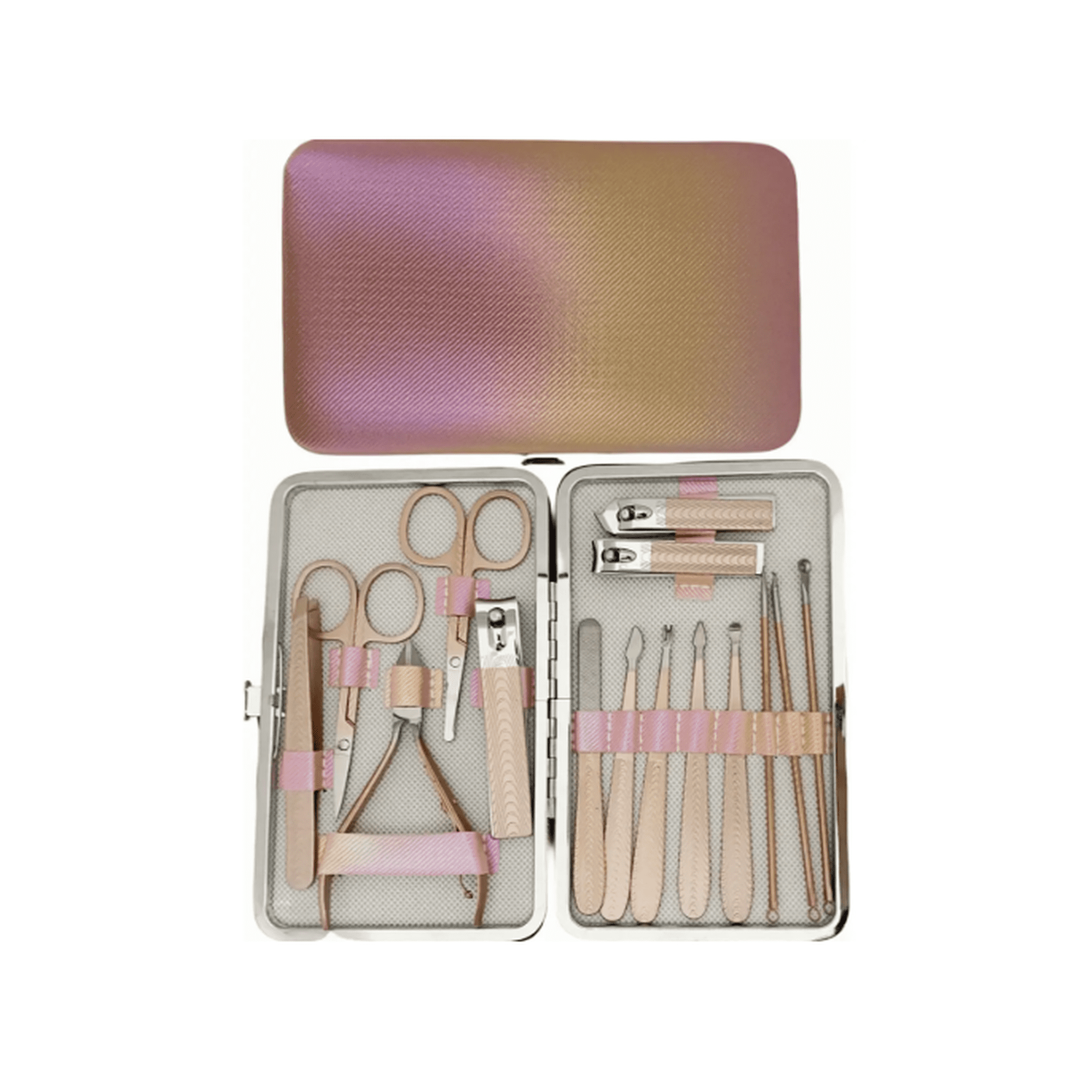 Bienok - Set Manicura Set Pedicure Corta Uñas Lima Cuticulas 15pcs