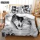 thumbnail image 1 of Love Wolf Bedding Set Duvet Cover Set Bedding Digital Printing Bed Linen Bedding Set Fashion Design, 1 of 5