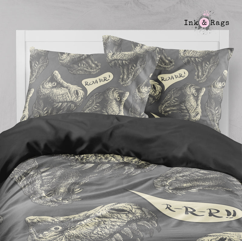 Milsleep - Colección De Ropa De Cama Infantil T-Rex Roarr Dinosaur Big