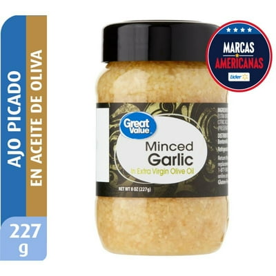 Ajo Picado En Aceite Frasco 227 G Great Value