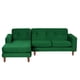 thumbnail image 1 of Sofa Chaiselong Der Salerno 3 Cuerpos Lado Izquierdo Tela Velvet Verde, 1 of 4