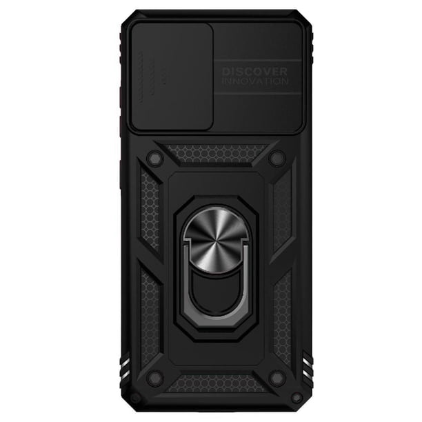 Funda Resistente Anillo Soporte Samsung Galaxy S20 Privacidad Cámara Montaje Magnético Negro
