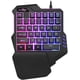 thumbnail image 1 of Teclado para una mano | Teclado para juegos | Retroiluminación LED RGB, teclas macro, 35 teclas para juegos de una mano, 1 of 6