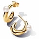 thumbnail image 1 of Aros Pandora Treated Freshwater Cultured Pearl Y Organically Shaped 14K Gold Plating, 1 of 2