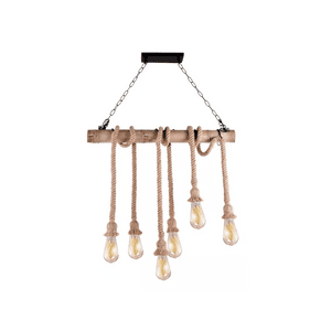 Genérico - Lámpara Colgante Techo Interior Rústica Vintage E27