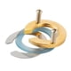 thumbnail image 5 of Accesorio de contratuerca de grifo universal Reemplazo de montaje en forma de C Instalación fácil Fijación Kit de accesorios de fijación de grifo para , LATÓN Latón, 5 of 5