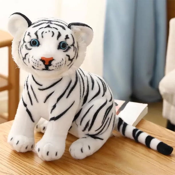 23cm/9in Simulation Baby Tiger Plush Toy Stuffed Soft Wild Animal Forest Tiger Pillow Dolls For Kids Birthday Gift