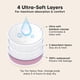 thumbnail image 2 of Organic Nursing Pads, 14 almohadillas de lactancia lavables, 2 of 3