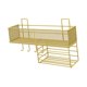thumbnail image 2 of Estante De Almacenamiento Para Ba?o, Moderno Estante De Ducha Para Comedor, Oficina, Dormitorios, Dorado, 2 of 5