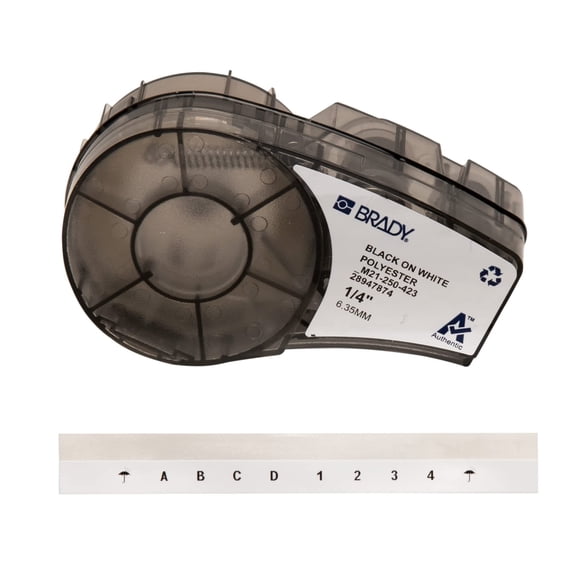 Label Brady Authentic (M21-250-423) Entorno hostil