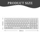 thumbnail image 4 of Teclado inalámbrico Bluetooth de modo dual de 2,4 G para negocios, silencioso, para cargar tabletas y portátiles, 4 of 5