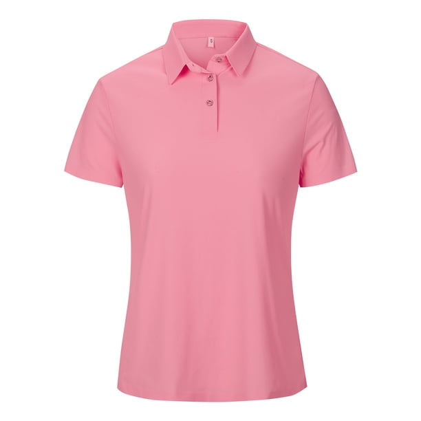 Polera Ultra Dry Fit Con Cuello Manga Corta Nueva Temporada Mujer