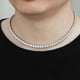 thumbnail image 5 of Cadena de Collar de Moissanita para Hombre de 5 Mm Color D Claridad VVS1 Collar de Diamante Collar de Tenis de Diamante de Plata Esterlina 925 para Hombre Mujeres con Certificado 15-24 Pulgadas, 5 of 9