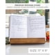 thumbnail image 3 of Soporte para libros de cocina ZICOTO de madera maciza para encimera de cocina, 3 of 8