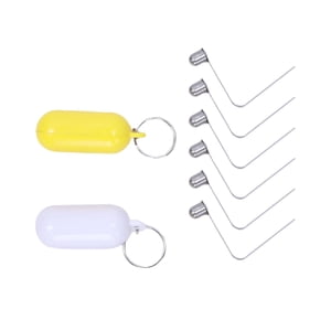 Ioensy - Llavero Flotante Con Resorte Para Remo De Kayak, Clips De Botón A Presión, Para Campamento, Camping, Surf