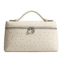 Bandolera Rejolly Para Mujer, Pequeña, Piel, Color Crema