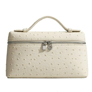 Bandolera Rejolly Para Mujer, Pequeña, Piel, Color Crema