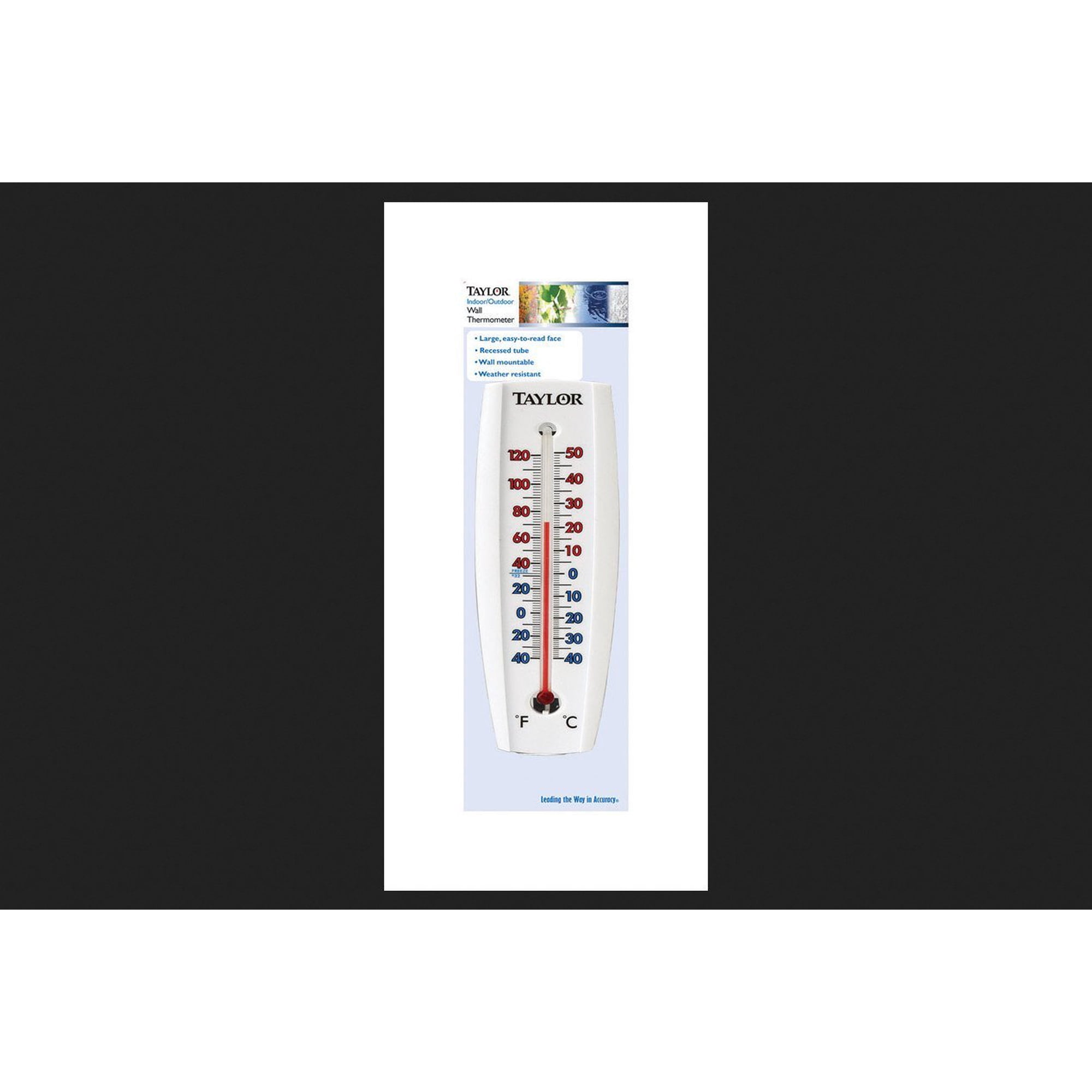 Termómetro Taylor Para Interiores Y Exteriores, Pared, 6 Unidades Por Caja