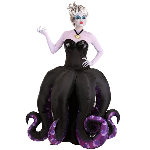 Disfraz Disguise Úrsula La Sirenita Inflable 2X Negro Mujer