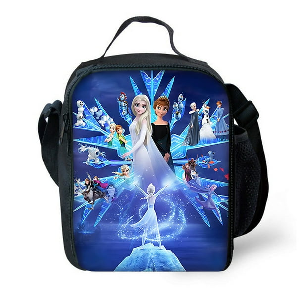 3 pcs set Frozen Princess Elsa Child School Backpack with Lunch Bags ,Pencil Bags ,Cartoon School Bags for Boys Girls Best Gift