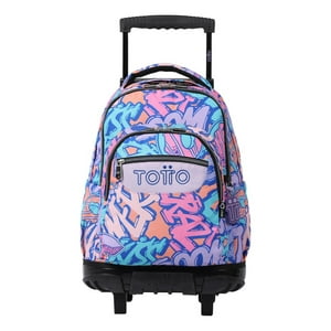 Mochila Urbana Notebook Escolar Ruedas Totto Classic Niña