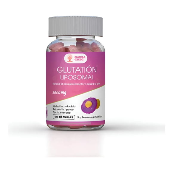 Glutation Liposomal 1800 Mg Maxima Absorcion 120 Capsulas