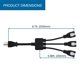 thumbnail image 5 of Divisor de potencia Conntek 05361 1 a 3 con Snap Pop de 1,9 m, 5 of 5