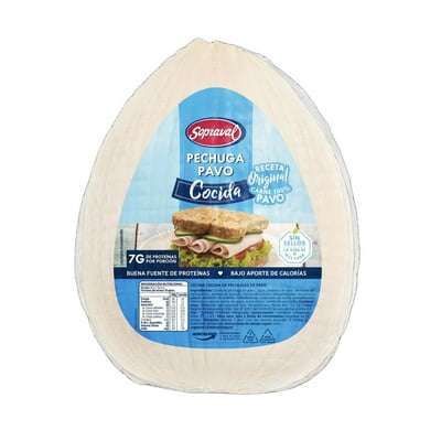 Pechuga De Pavo Cocida Granel 250 G Sopraval